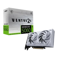MSI GeForce RTX 5060 8G VENTUS 2X OC WHITE 8GB GDDR7 550W Graphics Card